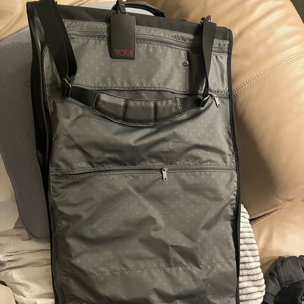 Tumi Garment Bag Tri-Fold Carry On Black